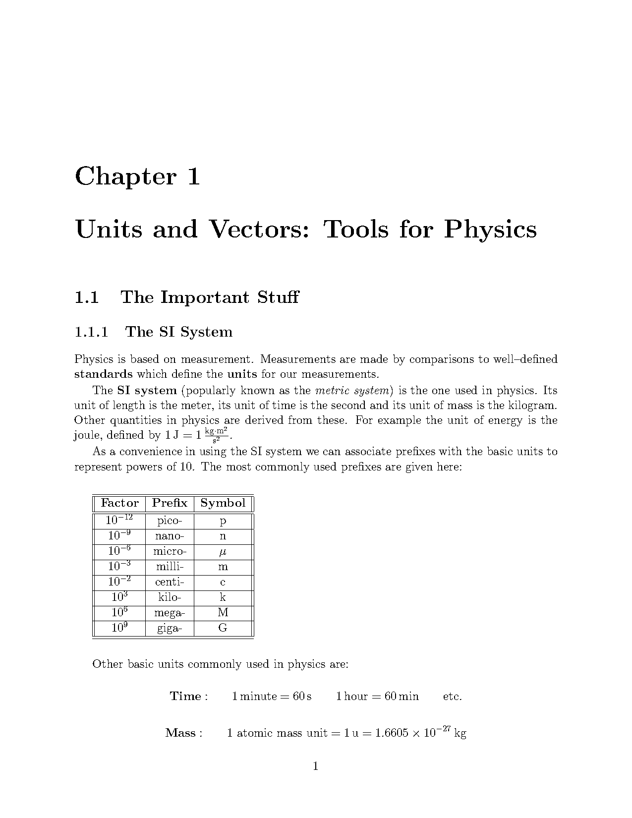 physical science vectors worksheet